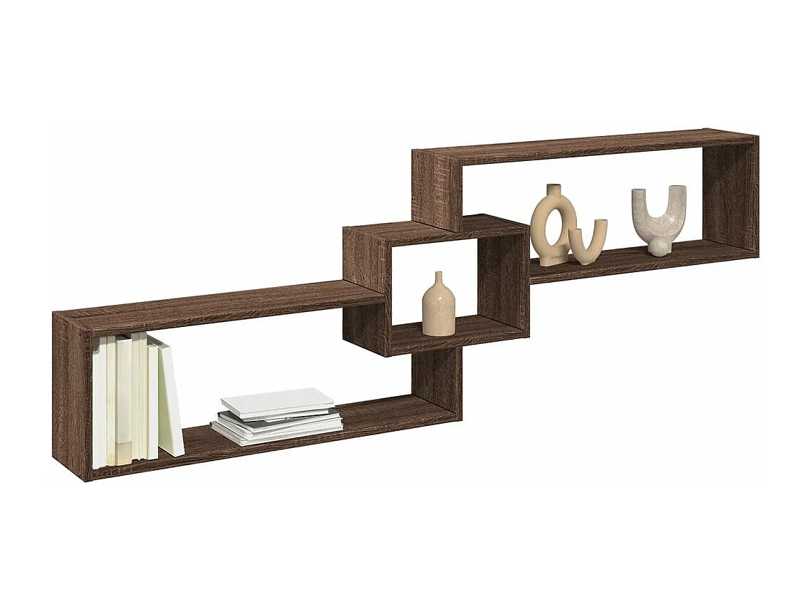 Wandschrank 158x18x53 cm Eichen-Optik Holzwerkstoff