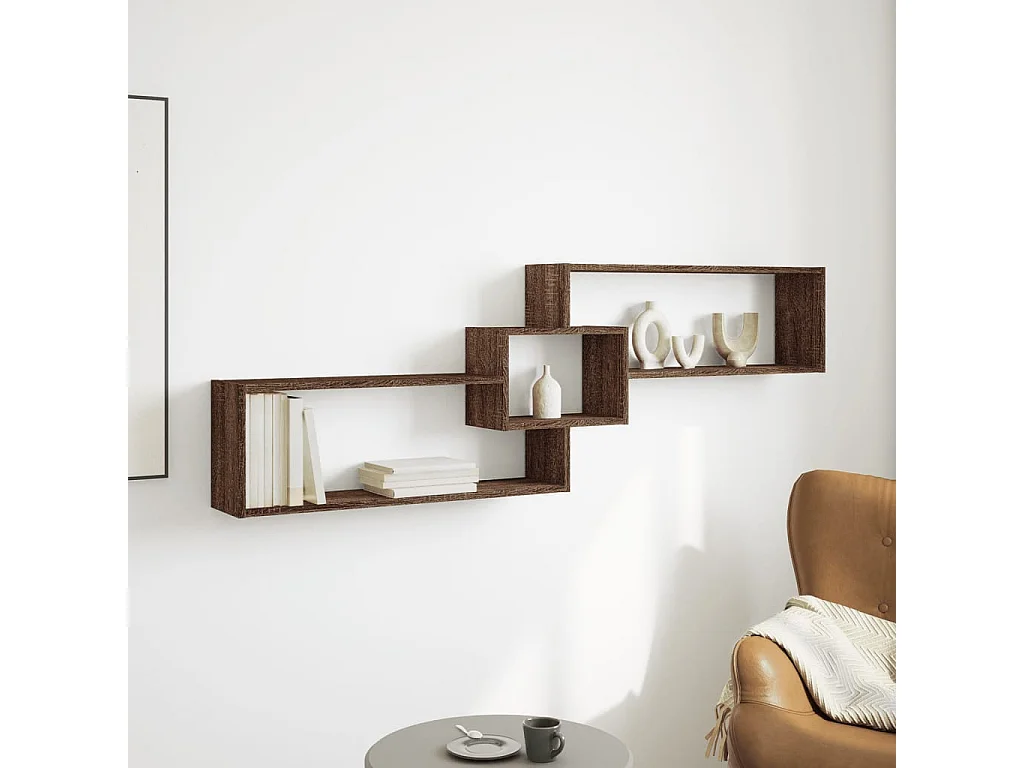 Wandschrank 158x18x53 cm Eichen-Optik Holzwerkstoff