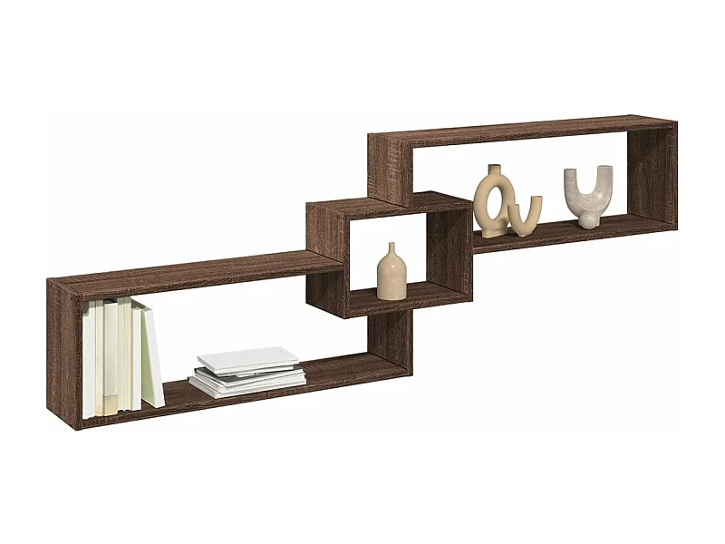 Armoire murale 158x18x53 cm chêne marron bois d'ingénierie