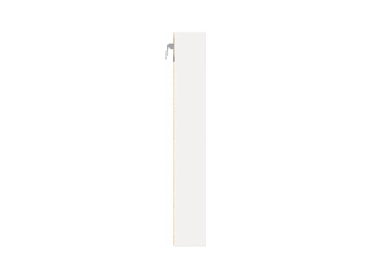 Armoire à vitrine blanc 60x8,5x58 cm bois d'ingénierie