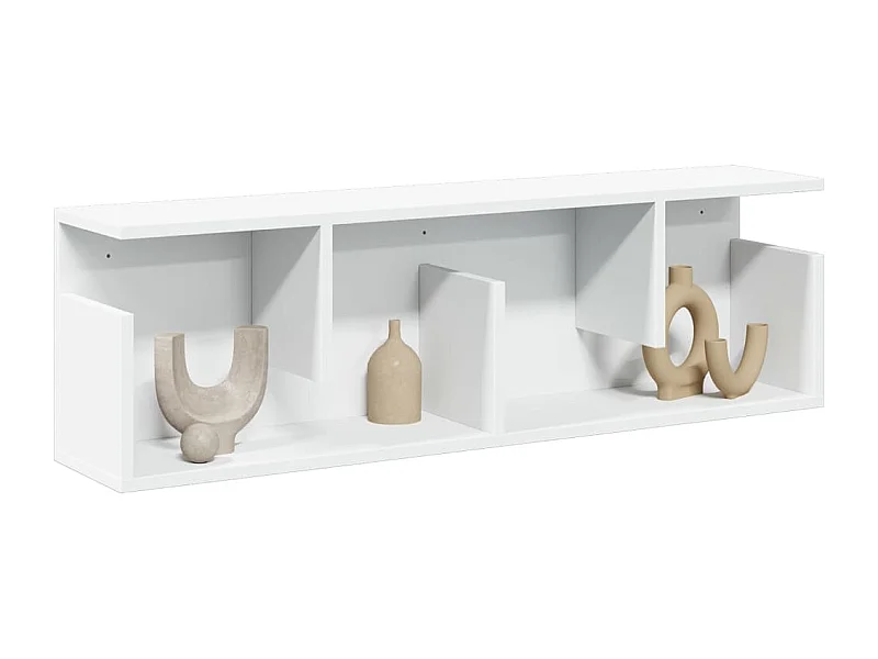 Armario de pared madera de ingeniería blanco 100x20x30 cm