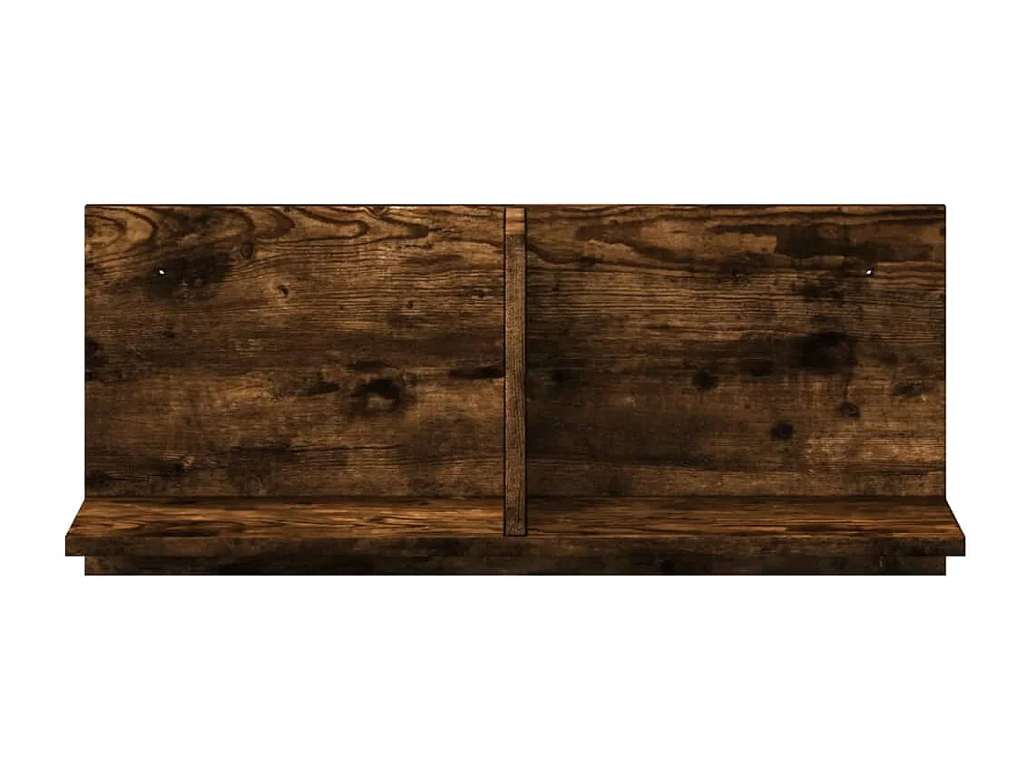 Armoire murale 70x16,5x30 cm chêne fumé bois d'ingénierie