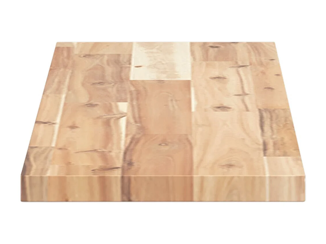Mensole da Parete 3 pz 80x20x2 cm Legno Acacia Non Trattato
