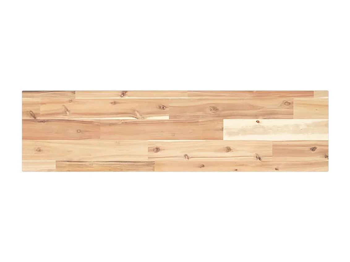 Mensole da Parete 3 pz 80x20x2 cm Legno Acacia Non Trattato