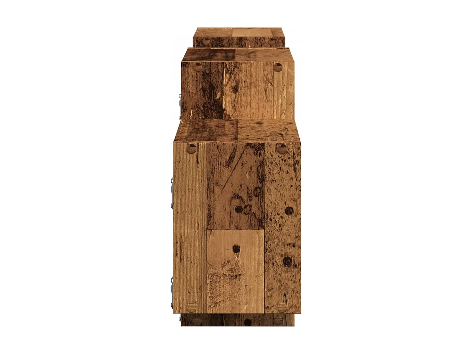 Étagère murale vieux bois 129x18x42 cm bois d'ingénierie