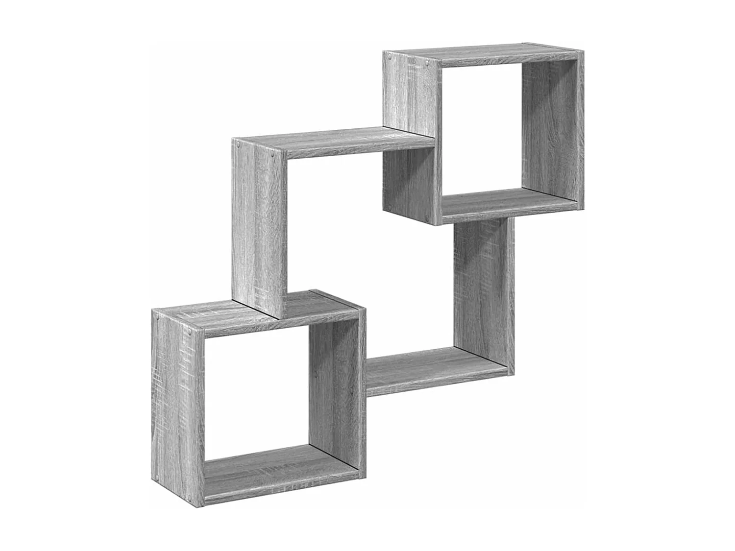 Mobile a Parete 78x18x71 cm Grigio Sonoma in Legno Multistrato