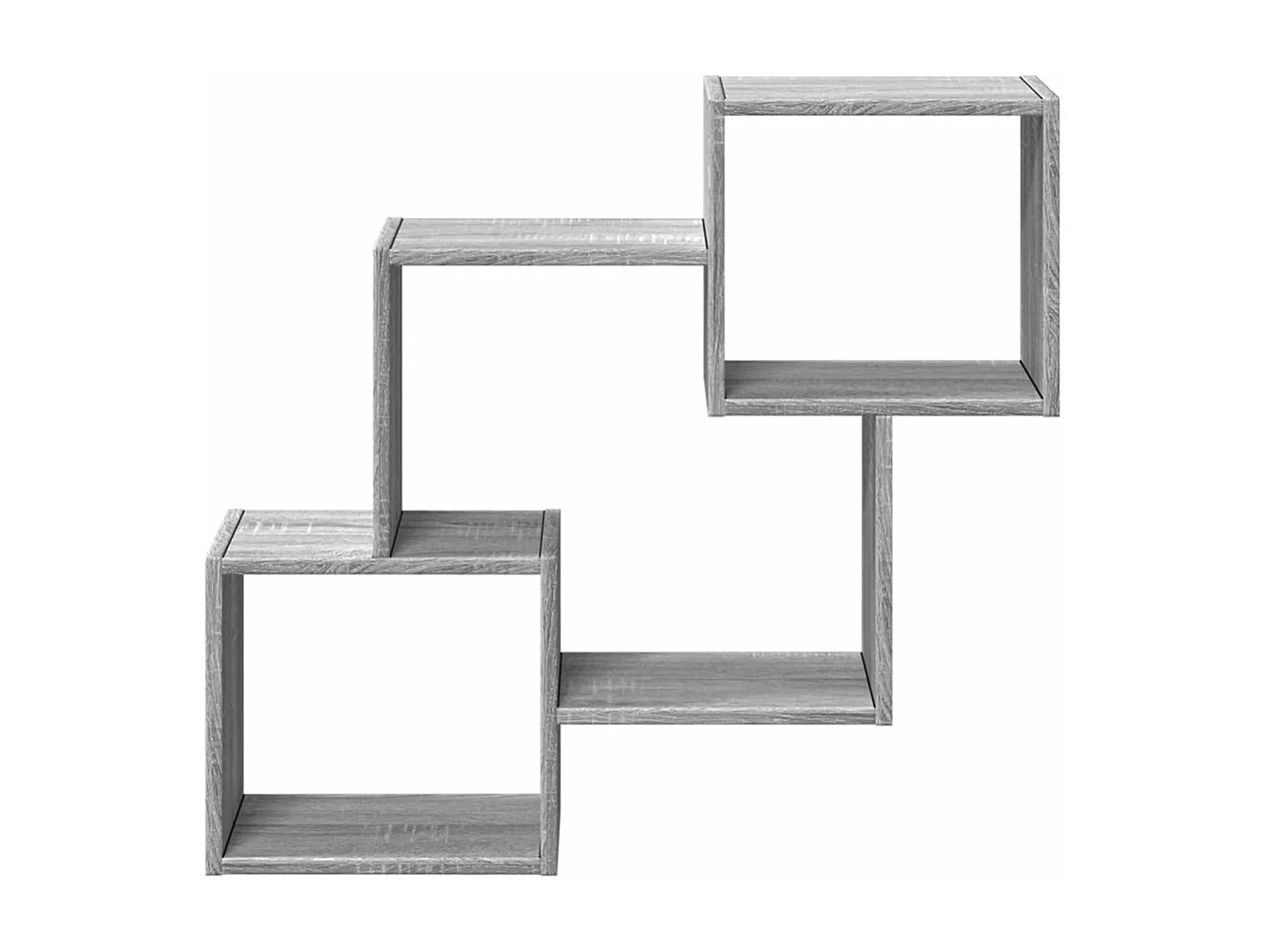 Mobile a Parete 78x18x71 cm Grigio Sonoma in Legno Multistrato