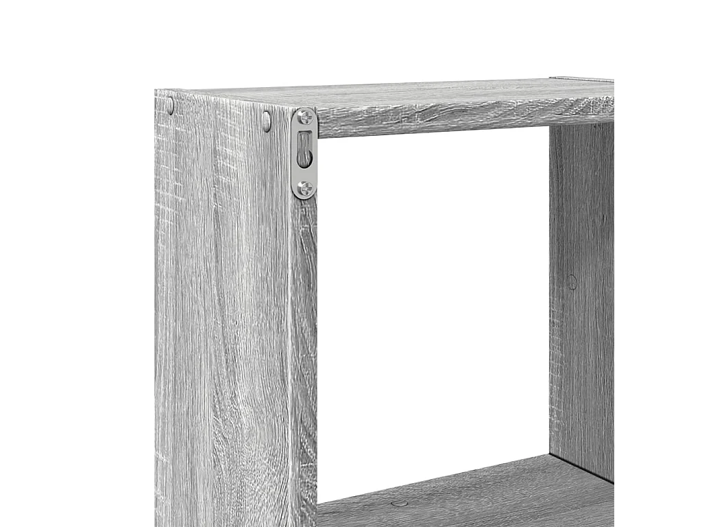 Mobile a Parete 78x18x71 cm Grigio Sonoma in Legno Multistrato