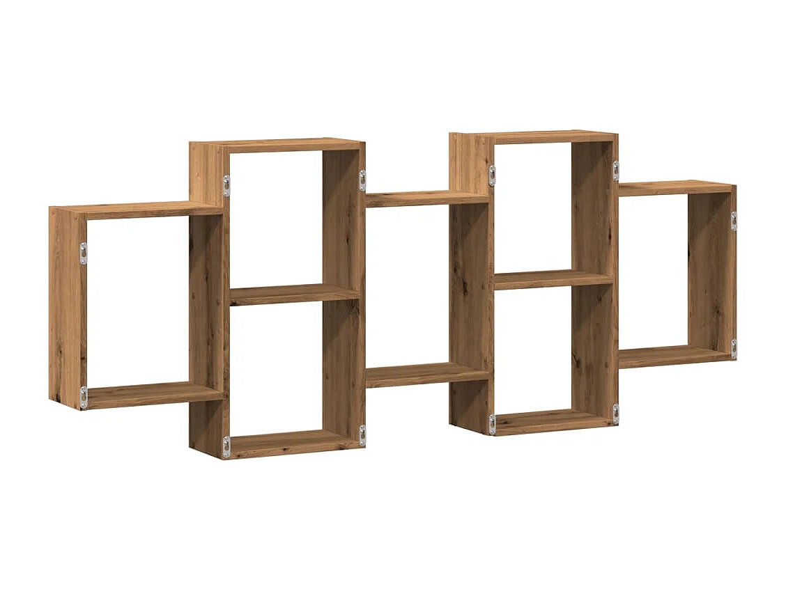 Étagère murale chêne artisanal 159x18x65 cm bois d'ingénierie