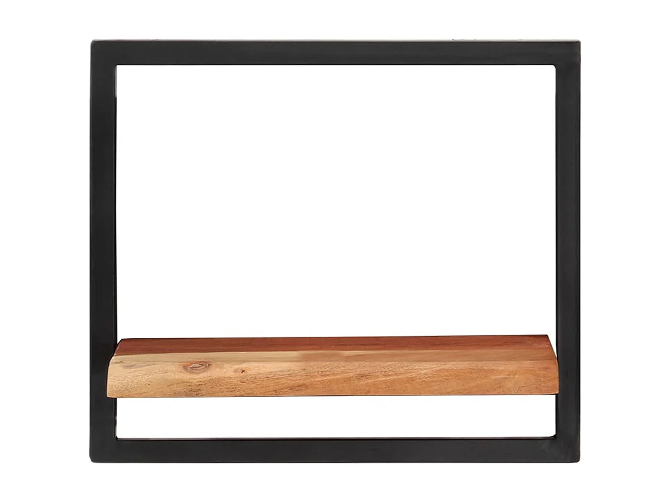 Étagères murales 2 pcs 40x24x35 cm Bois d'acacia et acier