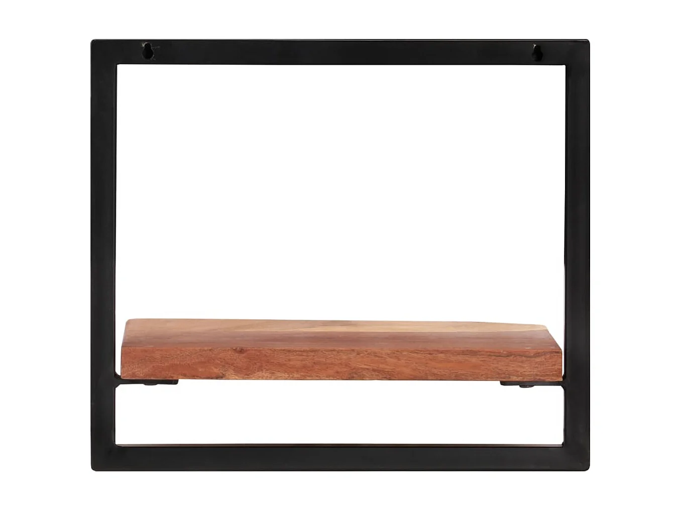 Étagères murales 2 pcs 40x24x35 cm Bois d'acacia et acier