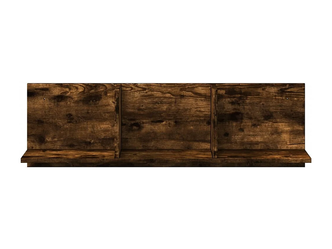 Armoire murale 100x16,5x30 cm chêne fumé bois d'ingénierie