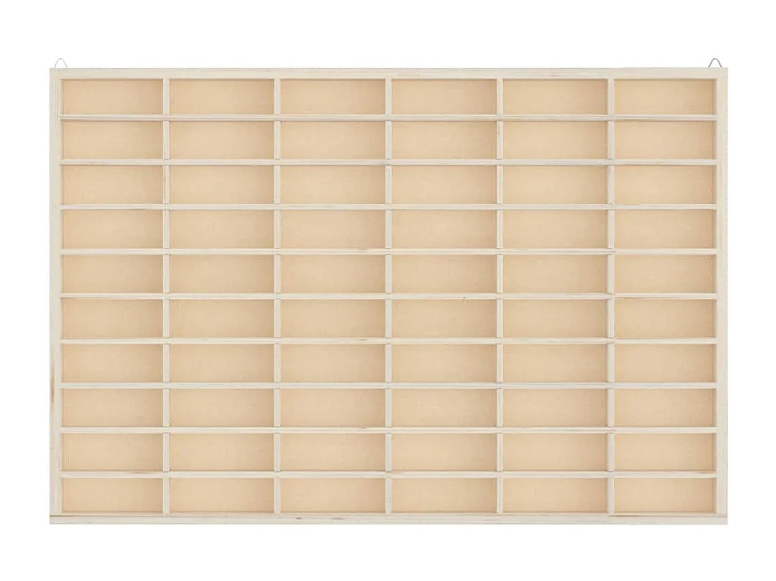 Mobili con Vetrina Parete con 60 Scomparti 60x4,5x40,5 cm