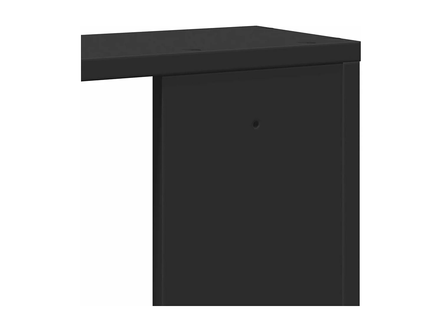 Étagère murale noir 100x15x70 cm bois d'ingénierie