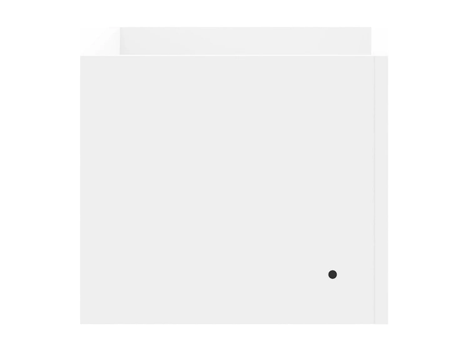 Étagère murale blanc 70,5x35x30,5 cm bois d'ingénierie