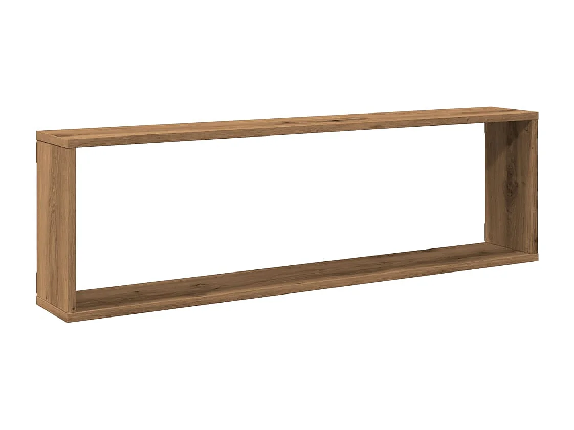 Mensole Parete a Cubo 4 pz Artigianale 100x15x30 cm Truciolato