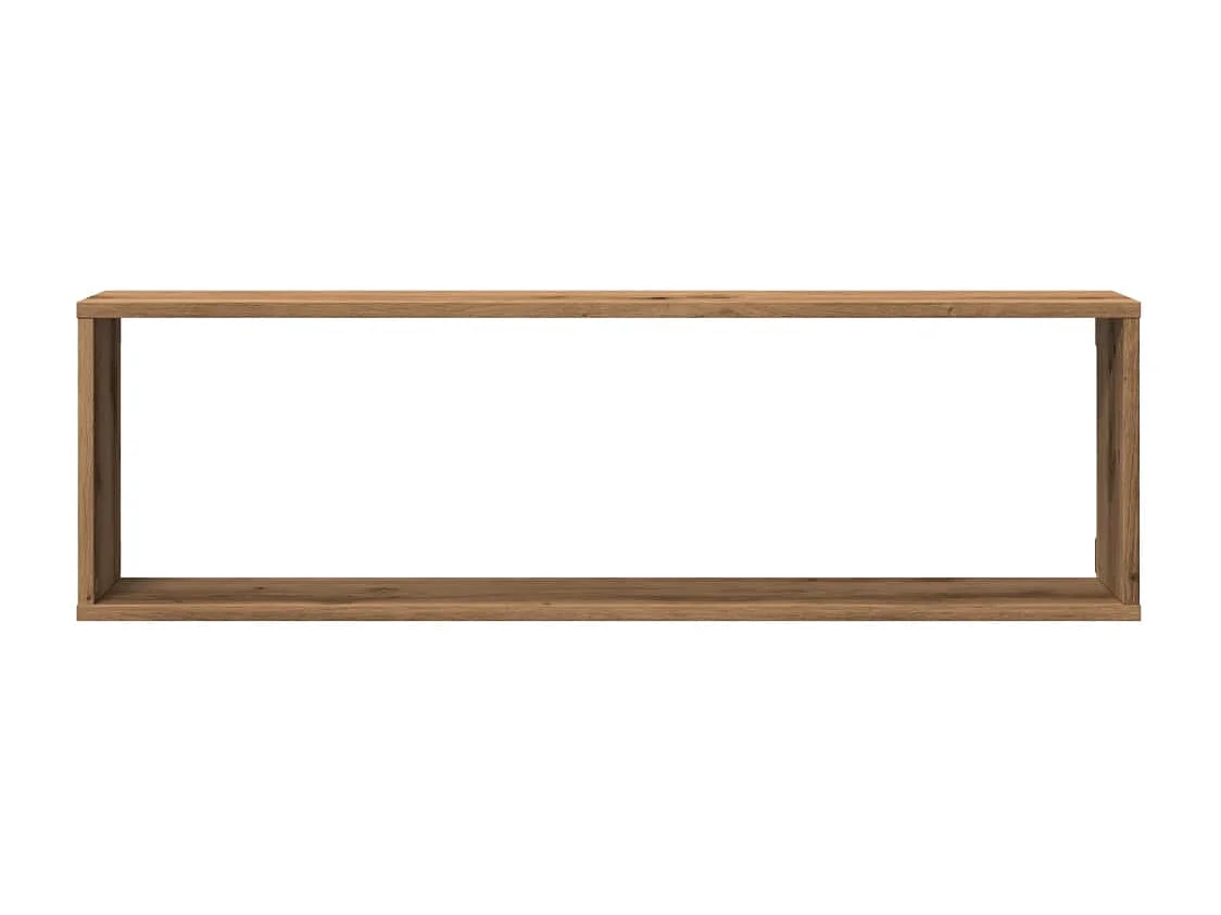 Mensole Parete a Cubo 4 pz Artigianale 100x15x30 cm Truciolato