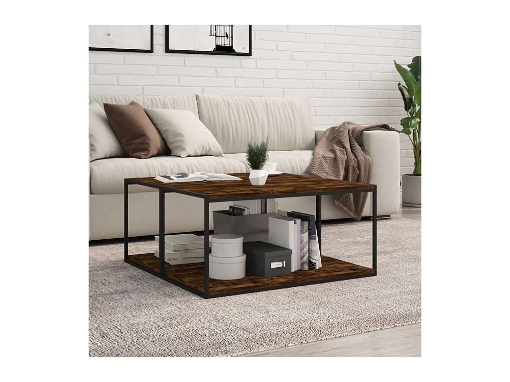 Prateleiras de parede 4pcs derivados de madeira carvalho fumado