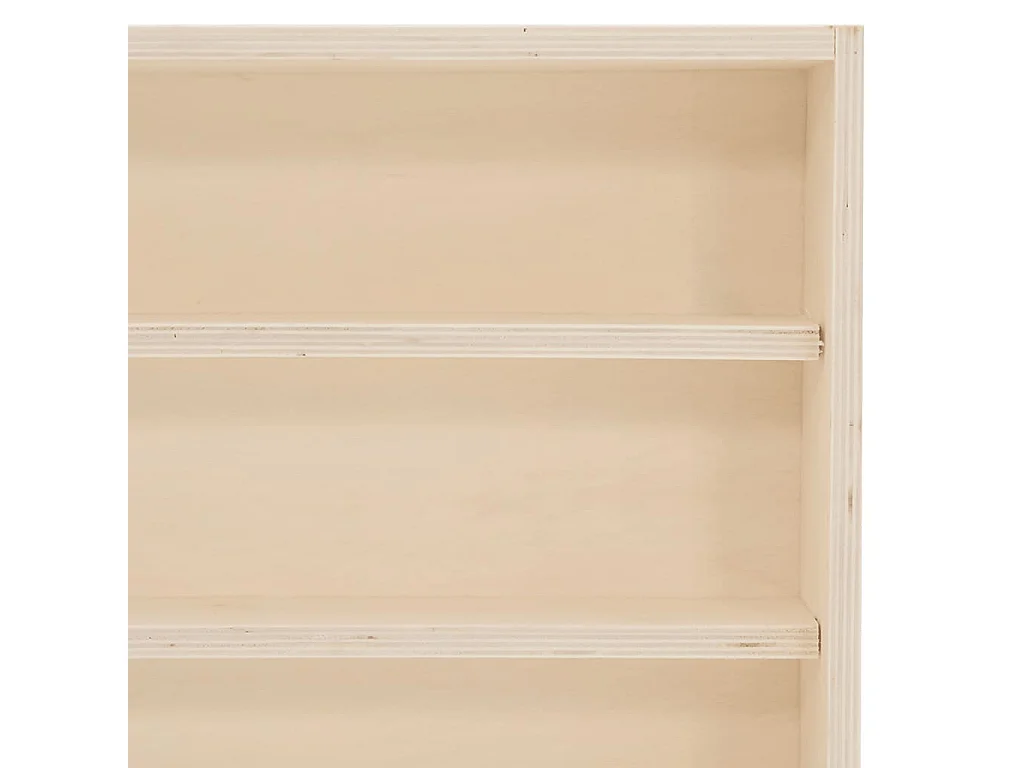 Armário expositor de parede com portas 40x8,5x37 cm