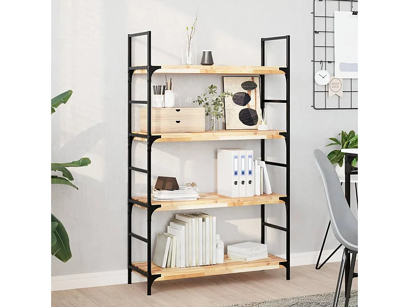 Schweberegale 3 Stk. 80x30x4 cm Massivholz Akazie Unbehandelt