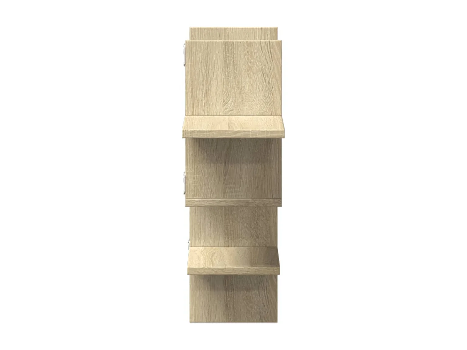 Étagère murale chêne sonoma 124,5x18x60,5 cm bois d'ingénierie