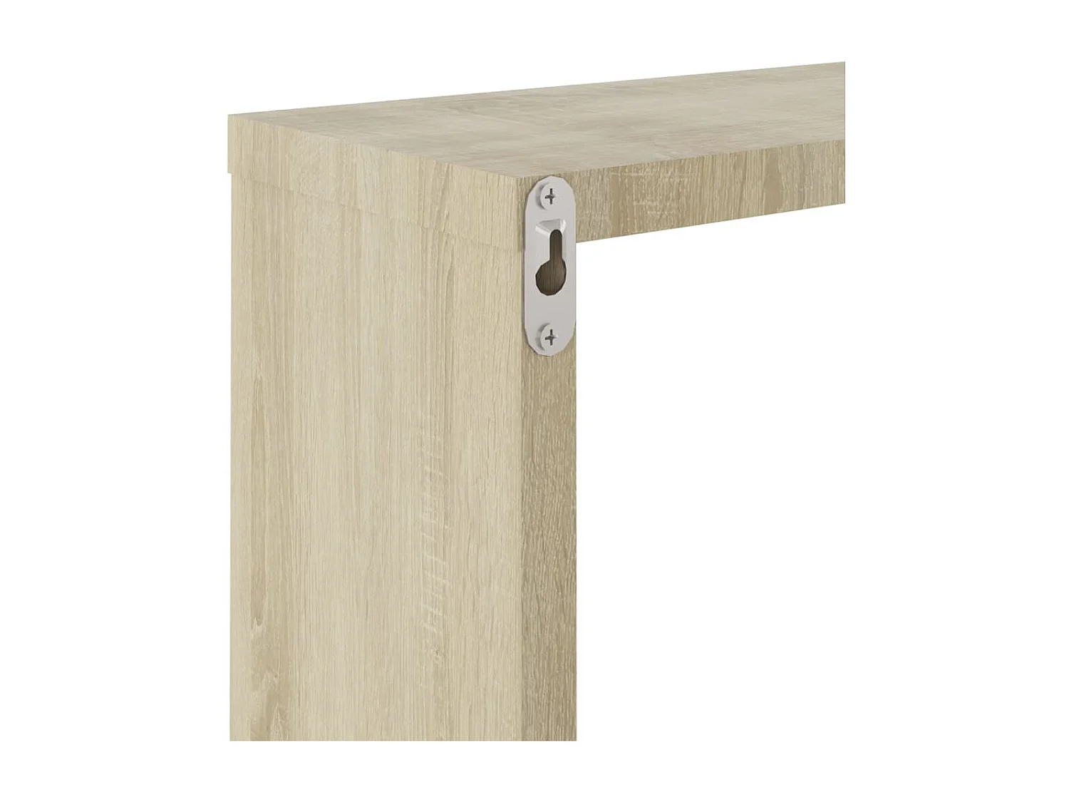 Étagères cube murales 6 pcs Chêne sonoma 30x15x30 cm