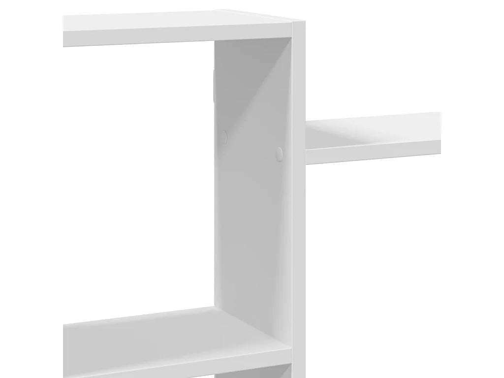Étagère murale blanc 159x18x65 cm bois d'ingénierie