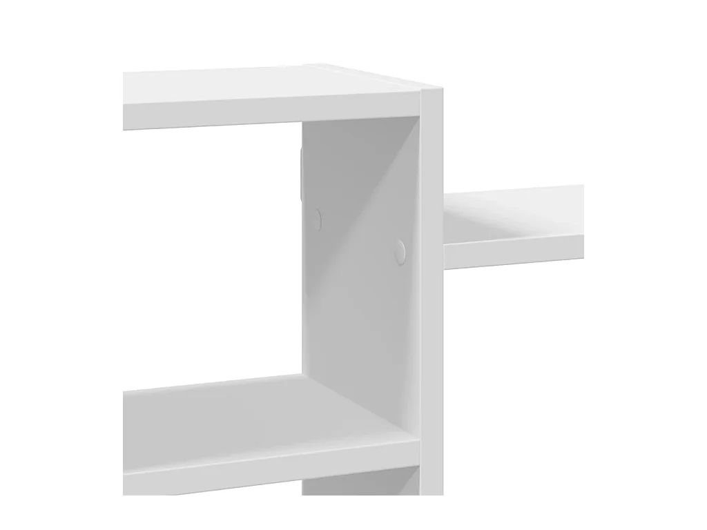 Étagère murale blanc 129x18x42 cm bois d'ingénierie