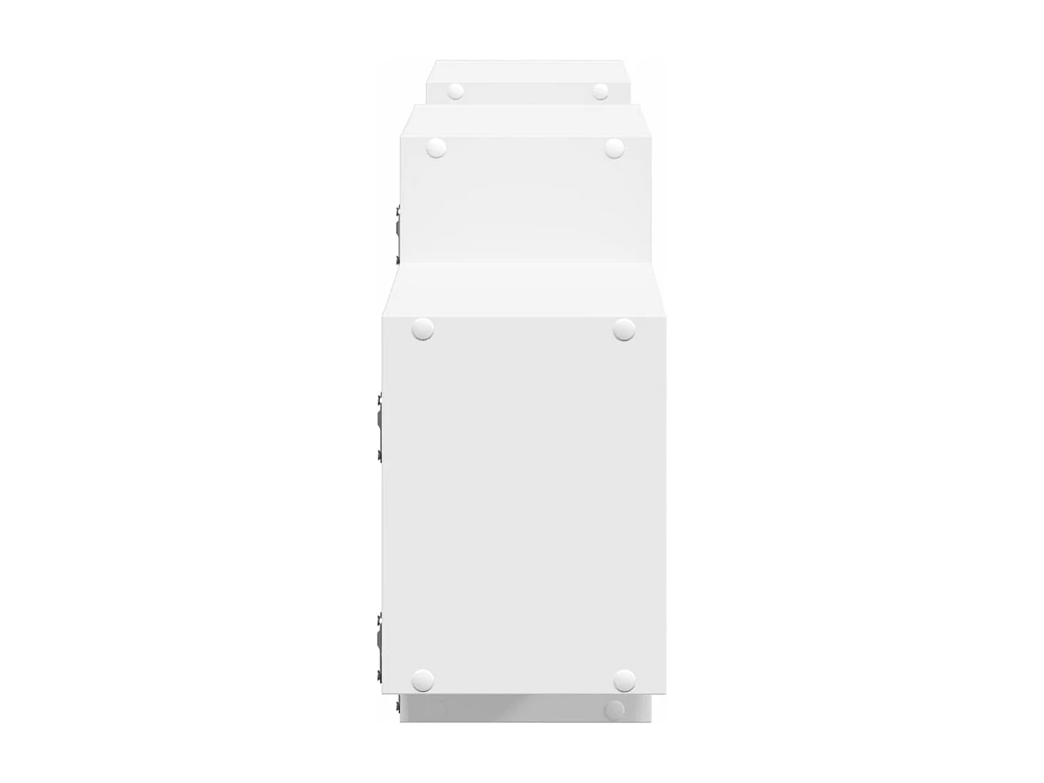 Étagère murale blanc 129x18x42 cm bois d'ingénierie