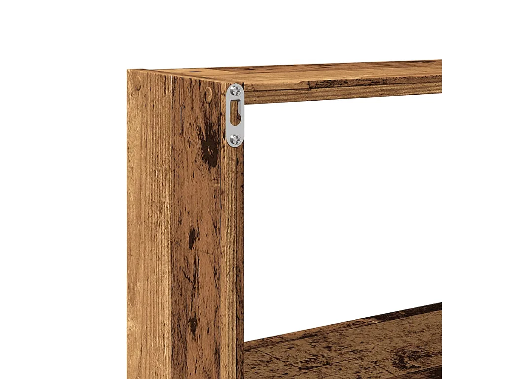 Wandschrank 158x18x53 cm Altholz-Optik Holzwerkstoff