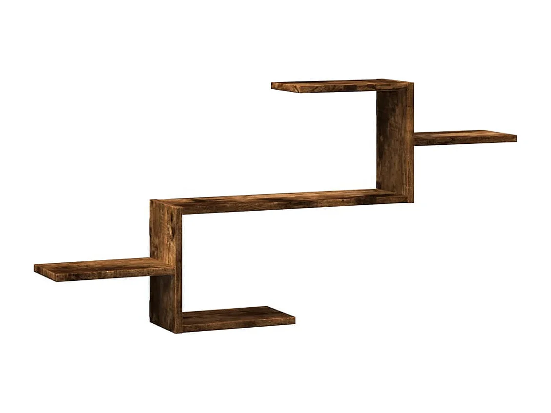 Wandregal Räuchereiche 104x15x49 cm Holzwerkstoff