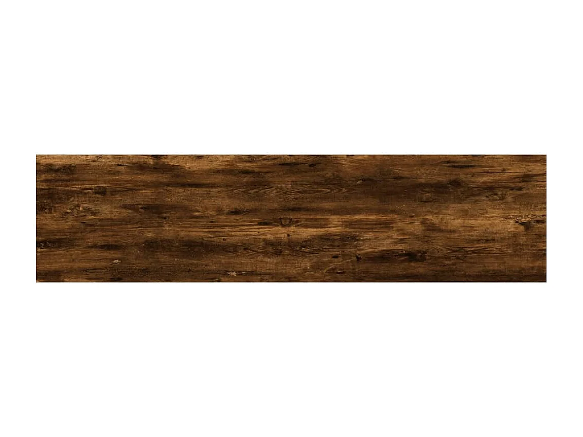 Estantes pared 4 uds madera ingeniería roble humo 40x10x1,5 cm