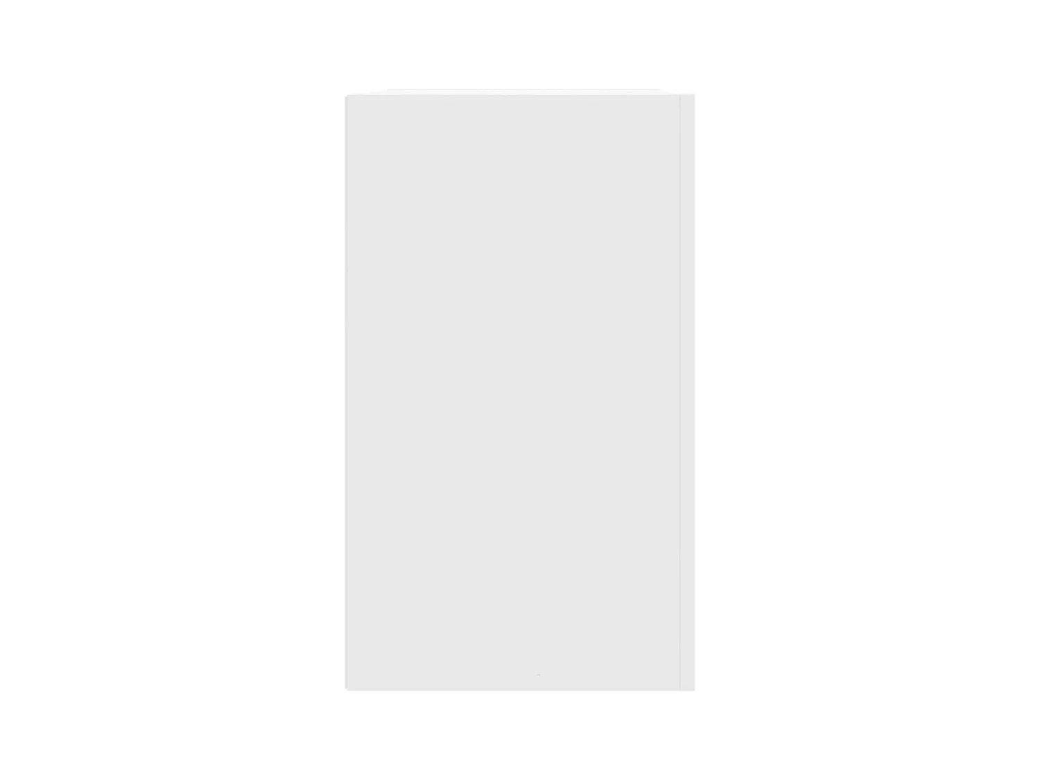Wandkast 75x35x60 cm bewerkt hout wit