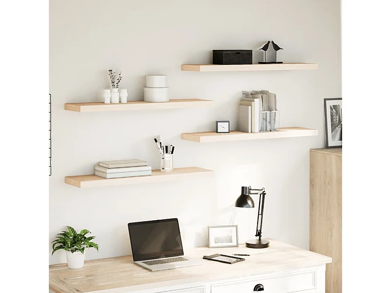 Étagères flottantes 4 pcs 90x23,5x4cm bois d'ingénierie
