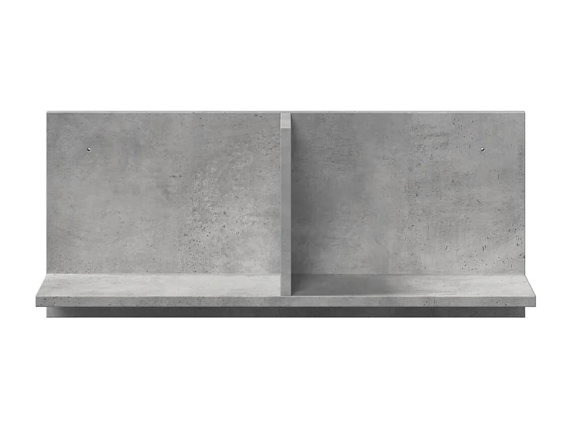 Armoire murale 70x16,5x30 gris béton cm bois d'ingénierie