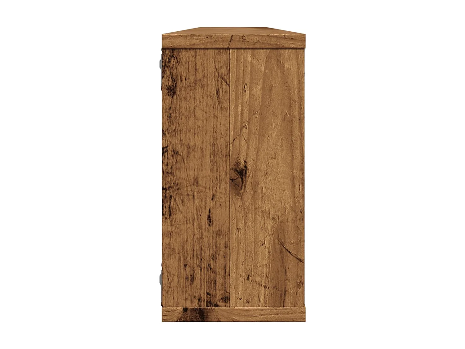 Étagères cube murales 2 pcs vieux bois 100x15x30 cm