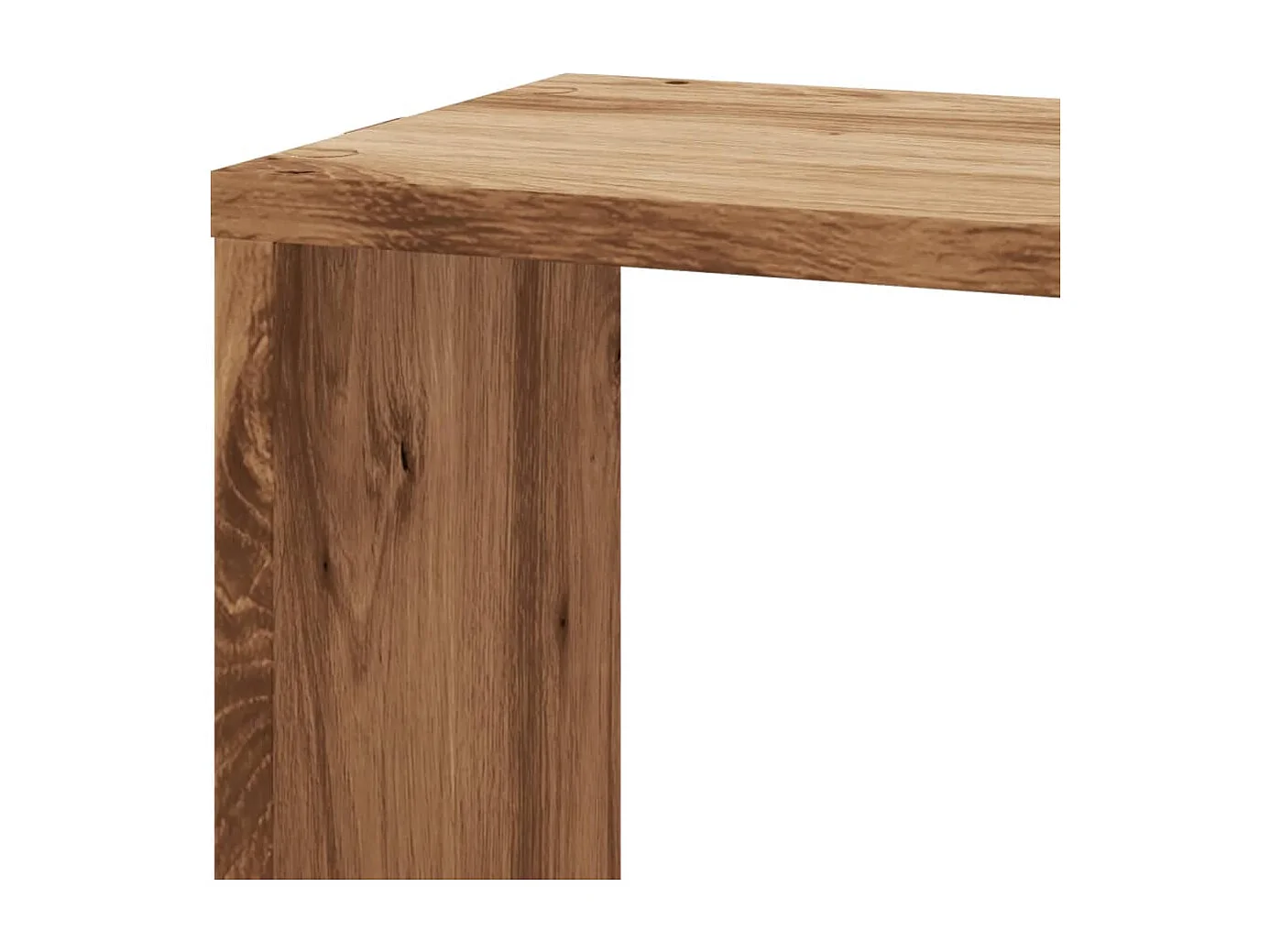 Wand-Eckregal Artisan-Eiche 45x45x147 cm Holzwerkstoff