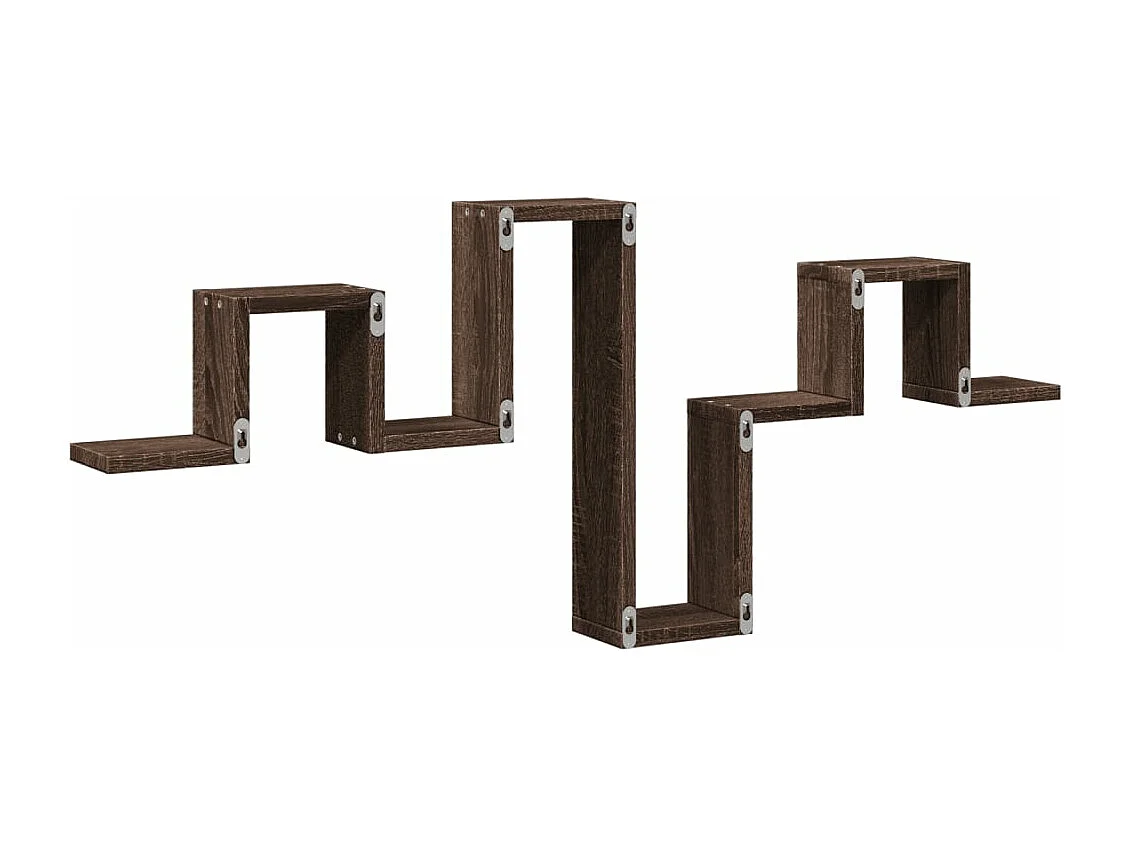 Étagère murale chêne marron 104,5x10x43 cm bois d'ingénierie