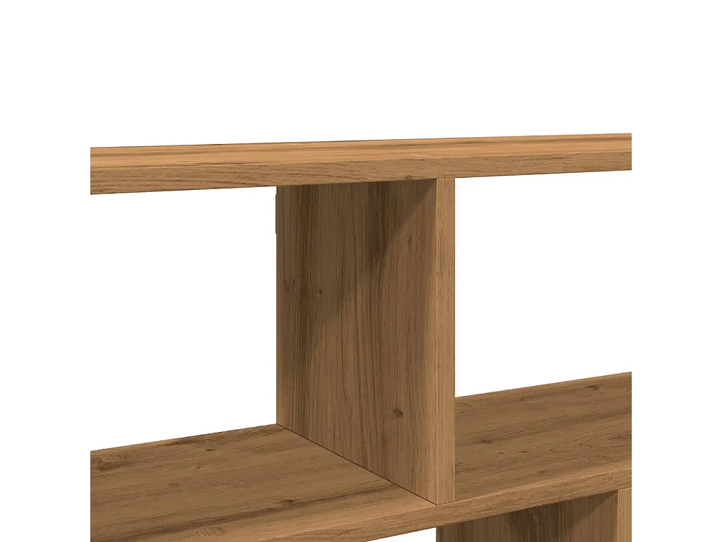 Estante de pared madera ingeniería roble artisian 100x25x50 cm