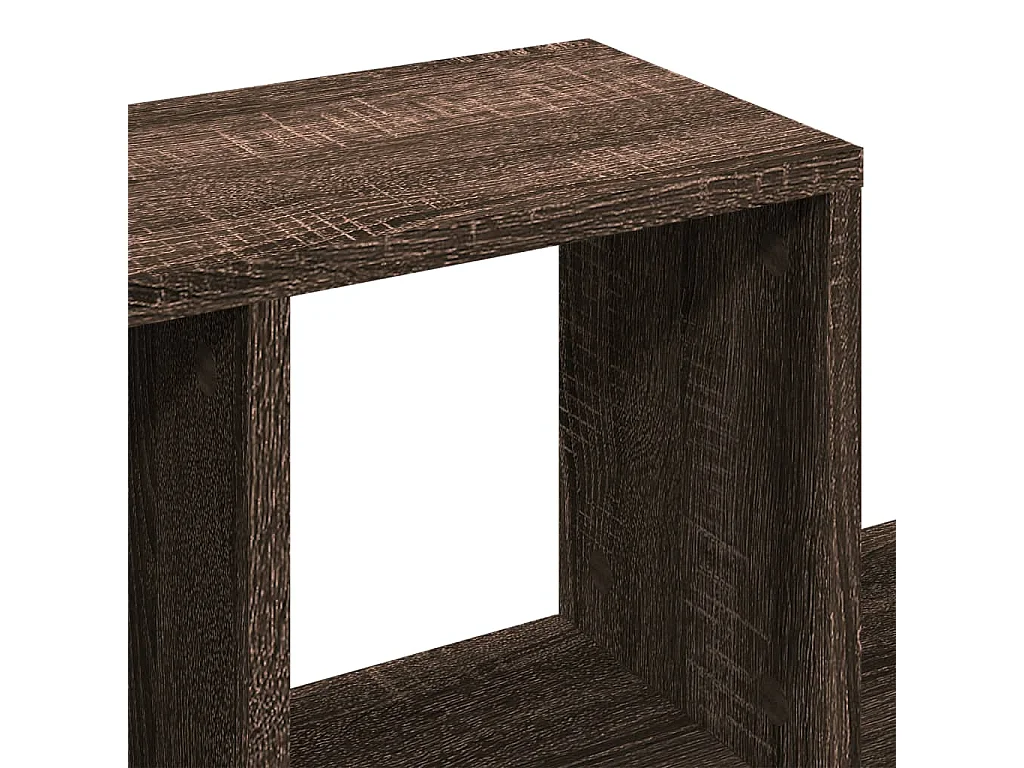 Étagère murale chêne marron 100x20x53 cm bois d'ingénierie