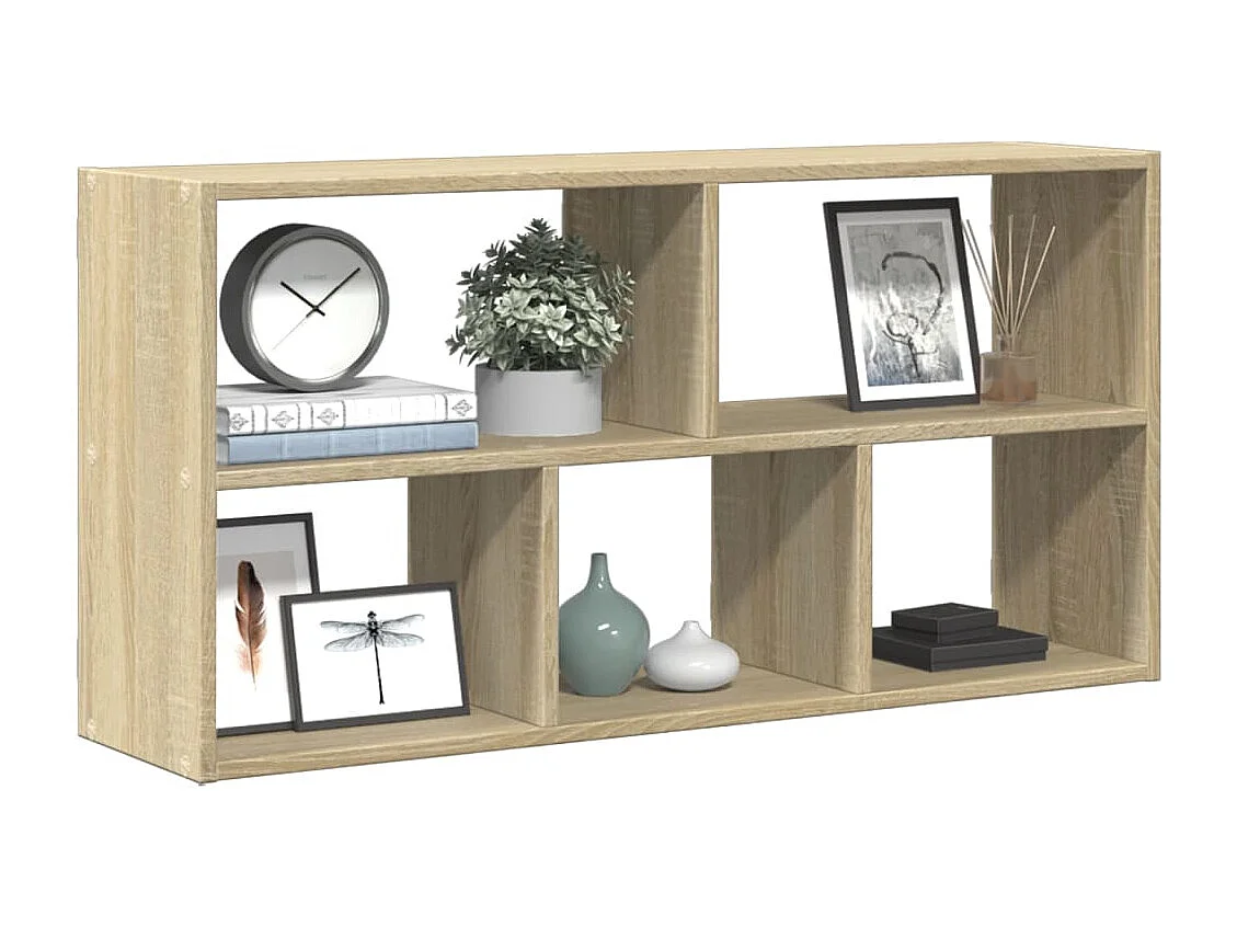 Estantería de pared madera ingeniería roble Sonoma 100x25x50 cm