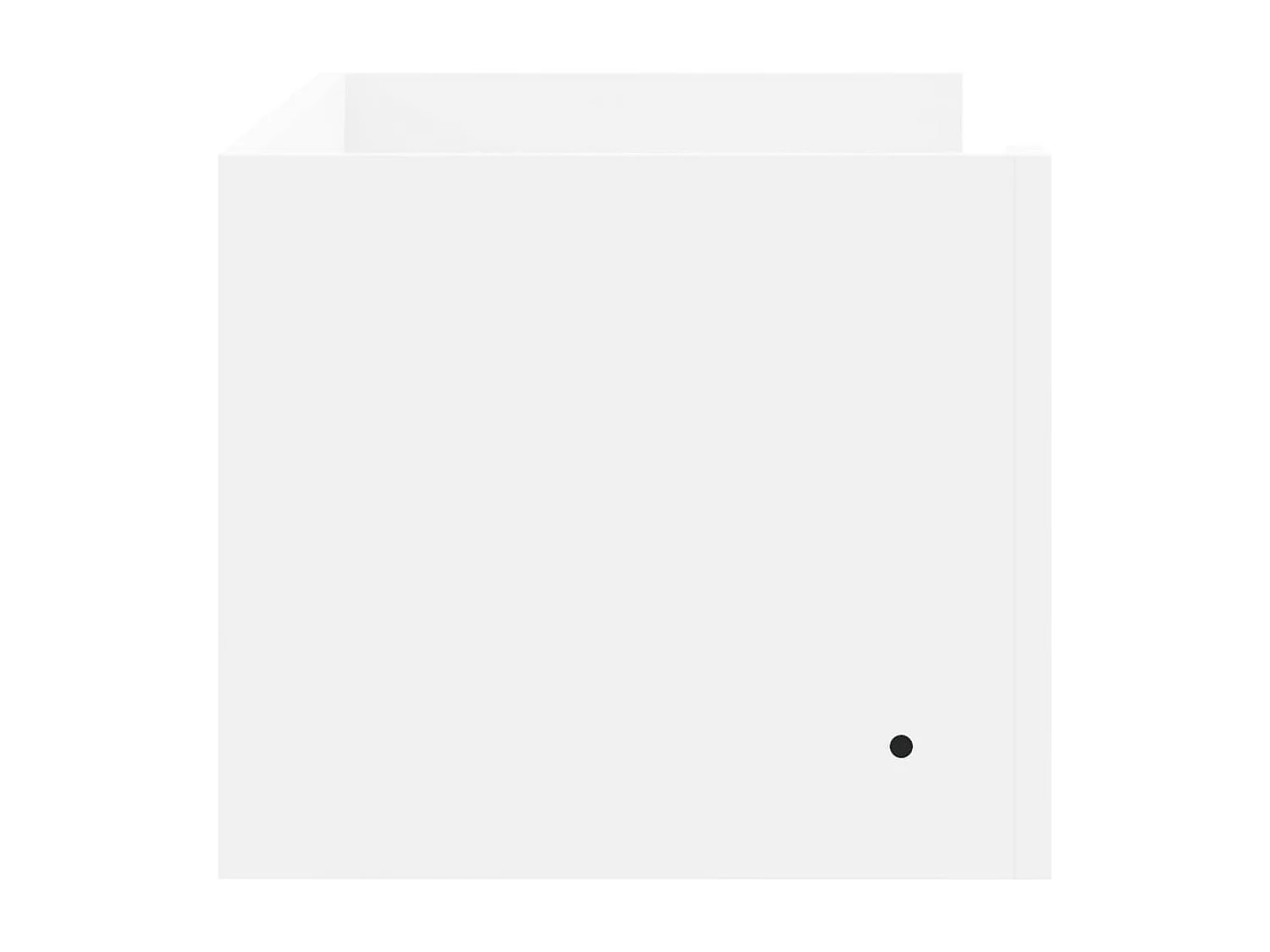 Scaffale a Parete Bianco 100x35x30,5 cm in Legno Multistrato