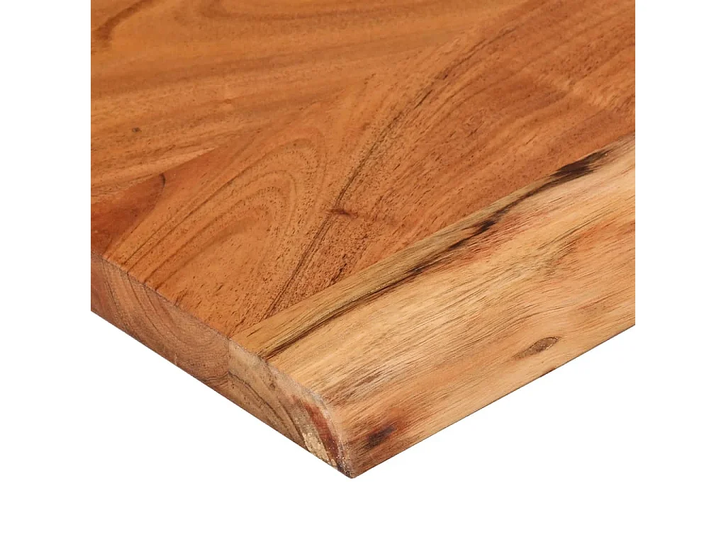 Prateleira de parede retangular 40x20x2,5 cm acácia maciça