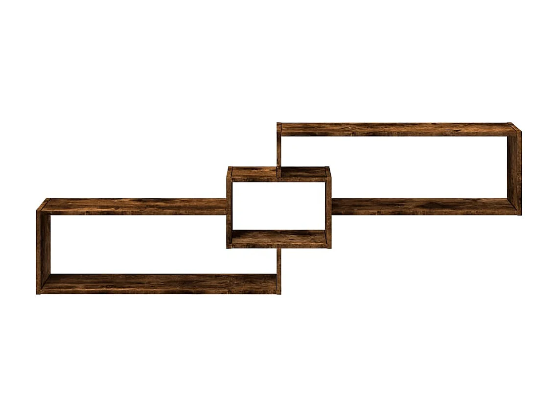 Armoire murale 158x18x53 cm chêne fumé bois d'ingénierie