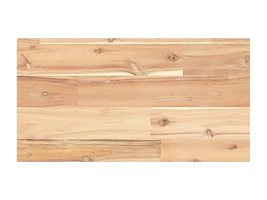 Schweberegale 2 Stk. 40x20x2 cm Massivholz Akazie Unbehandelt