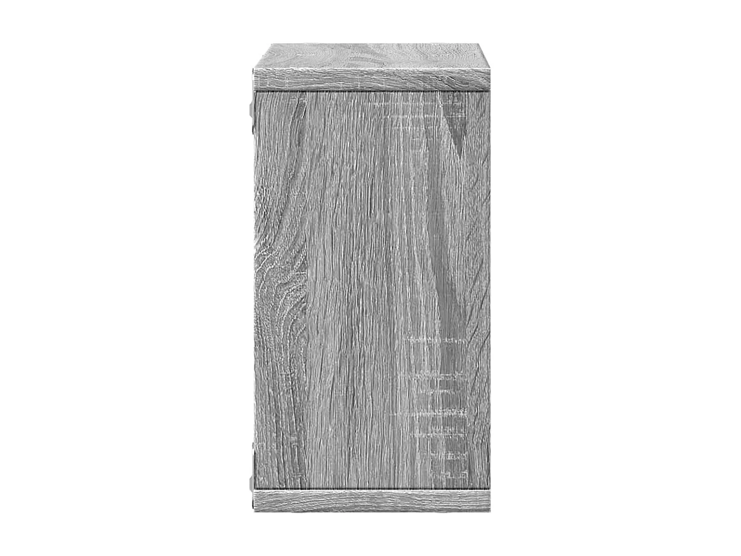 Armário de parede 60x16x30 cm deriv. madeira cinzento sonoma