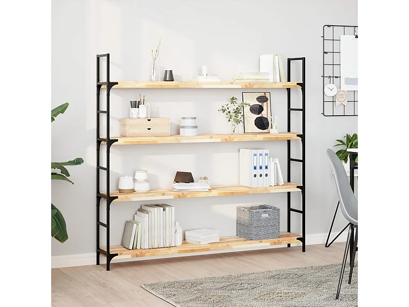 Schweberegale 3 Stk. 120x20x4 cm Massivholz Akazie Unbehandelt