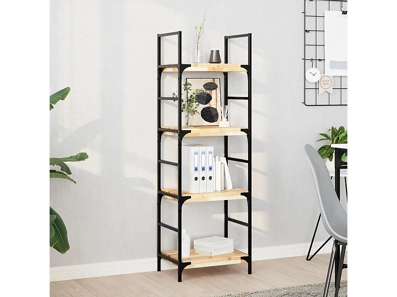 Mensole da Parete 4 pz 60x30x4 cm Legno Acacia Non Trattato