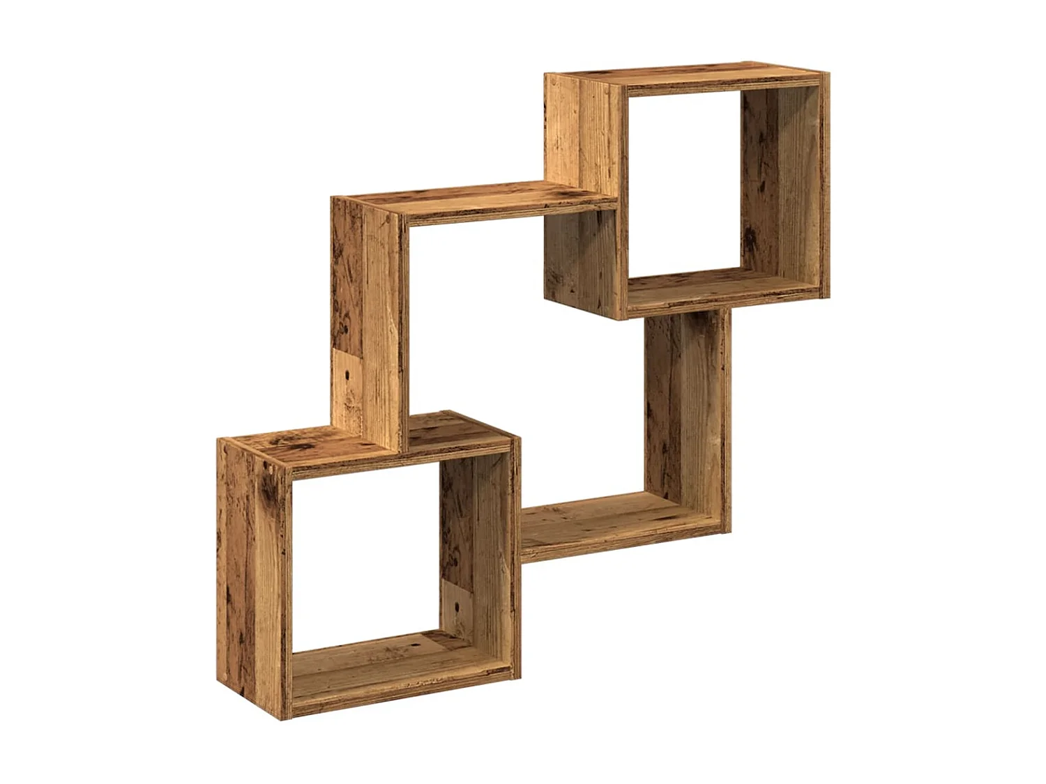 Armoire murale 78x18x71 cm vieux bois bois d'ingénierie