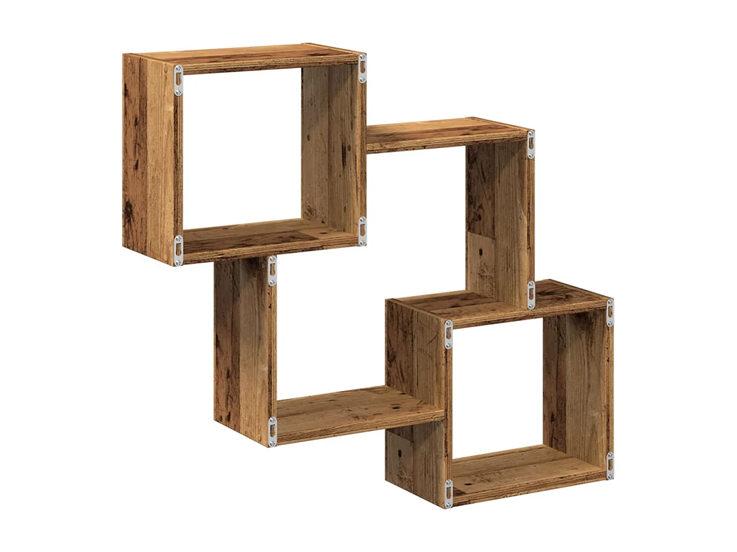 Armoire murale 78x18x71 cm vieux bois bois d'ingénierie